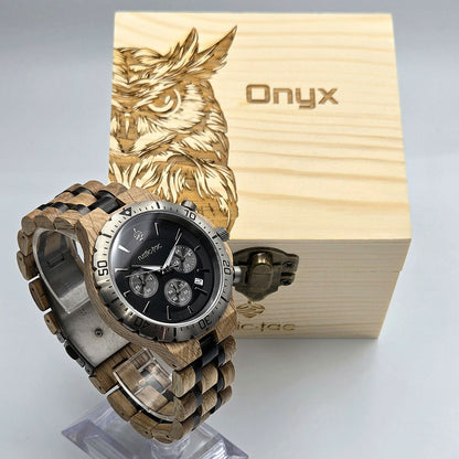 Montre en bois pour ONYX/ HOMME