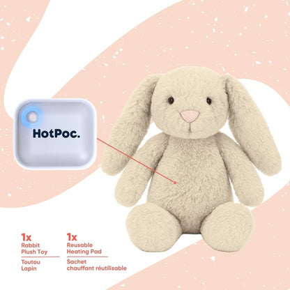 Peluche chauffante de Hot-Poc Petit Lapin adorable
