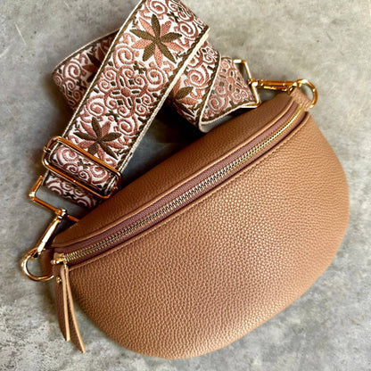 Sangle de sac a main Dusty Rose