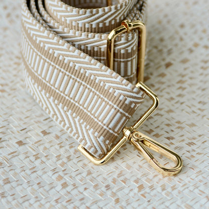 Sangle de sac a main crème