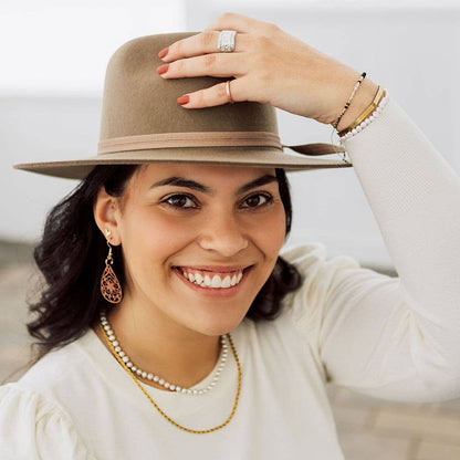 Chaîne à cordes Burnt River: Or blanc