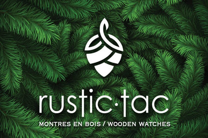 Montre en bois KORBEAU/ HOMME